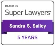 Rated by Super Lawyers: Sandra S. Salley 5 years